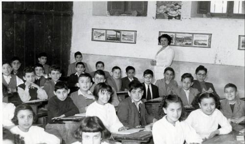 כיתה בבית ספר אליאנס,  תטואן, 1950